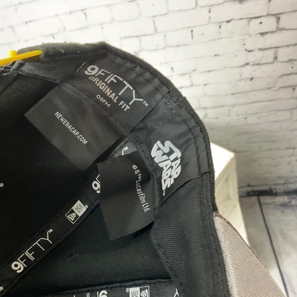 Era 9Fifty Mens Cap Star Wars The Force Awakens Black Print Snapback Trucker - Picture 8 of 12